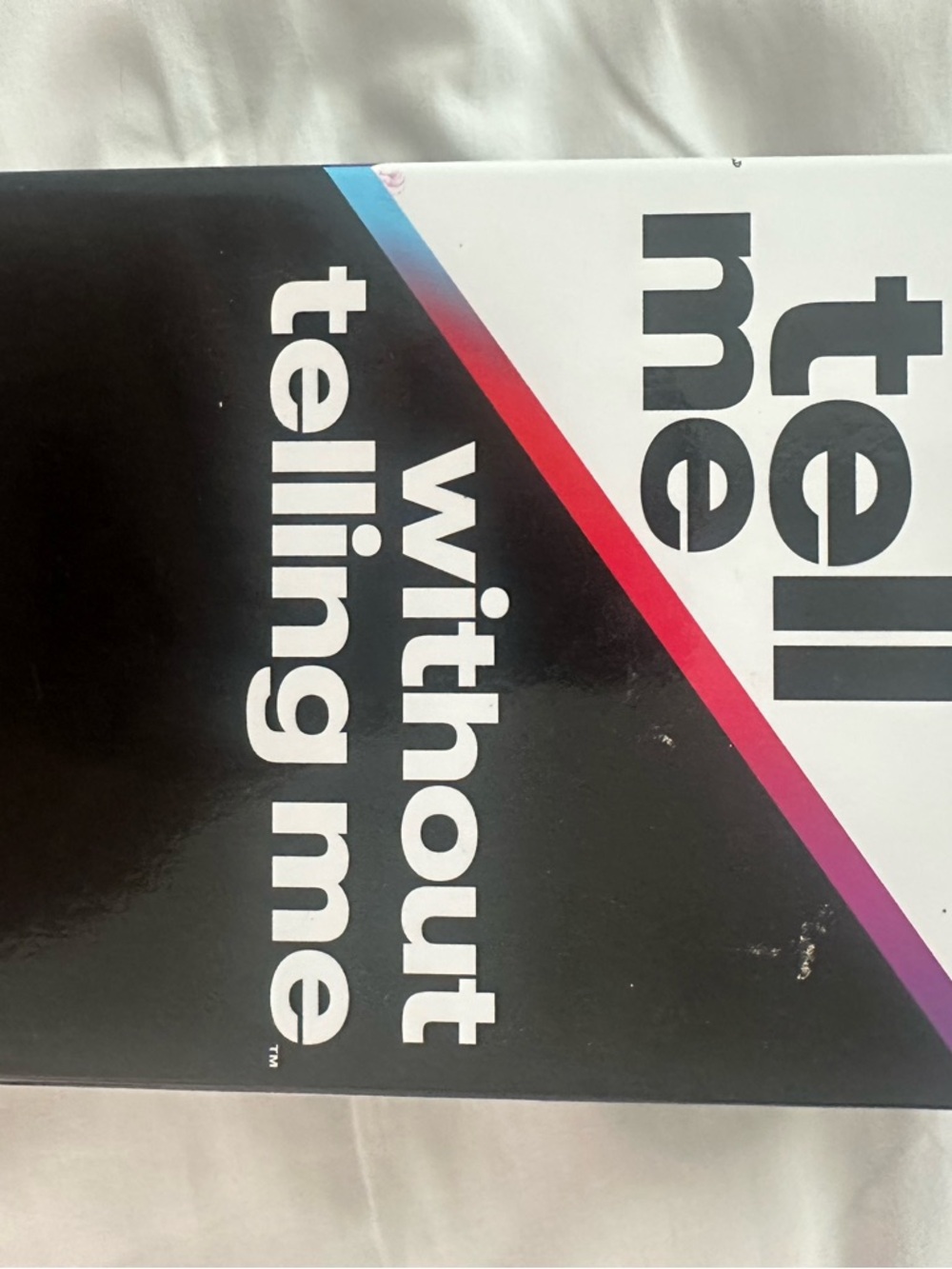NSFW Game Box – Black with Rainbow Accent